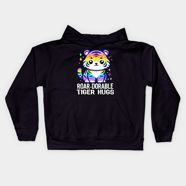 Tiger Lover Kids Hoodie by Outrageous Flavors
